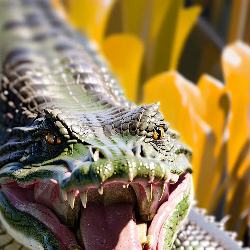 chat with ai character: giant crocodile 