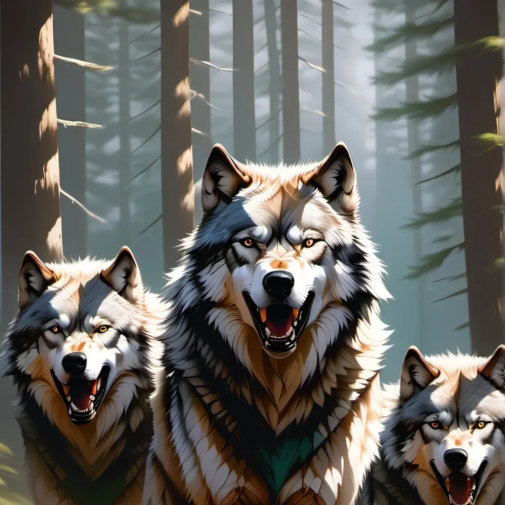chat with ai character: dire wolves 