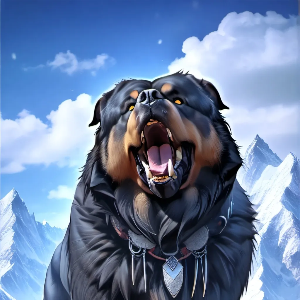 chat with ai character: giant dog