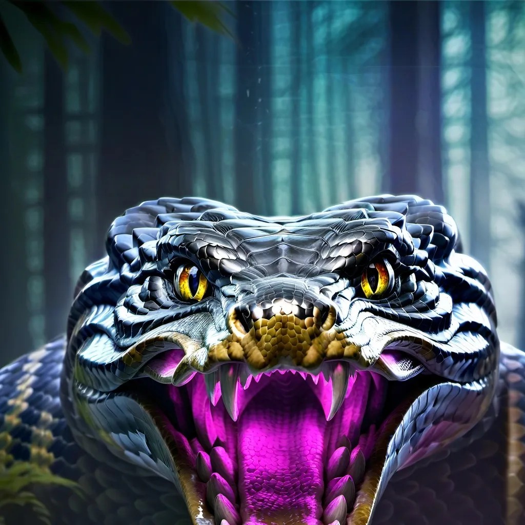 chat with ai character: giant snake 
