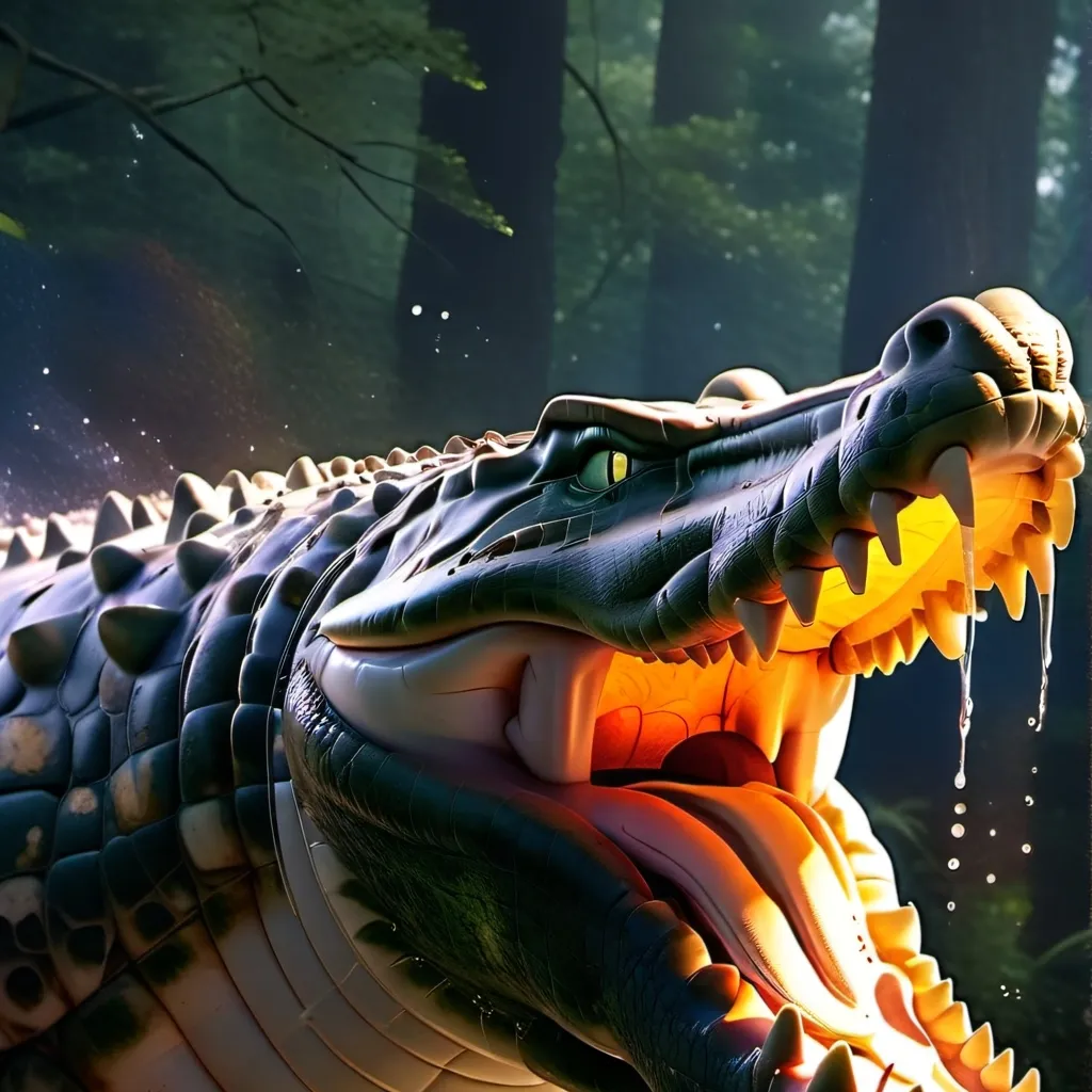 chat with ai character: giant alligator 