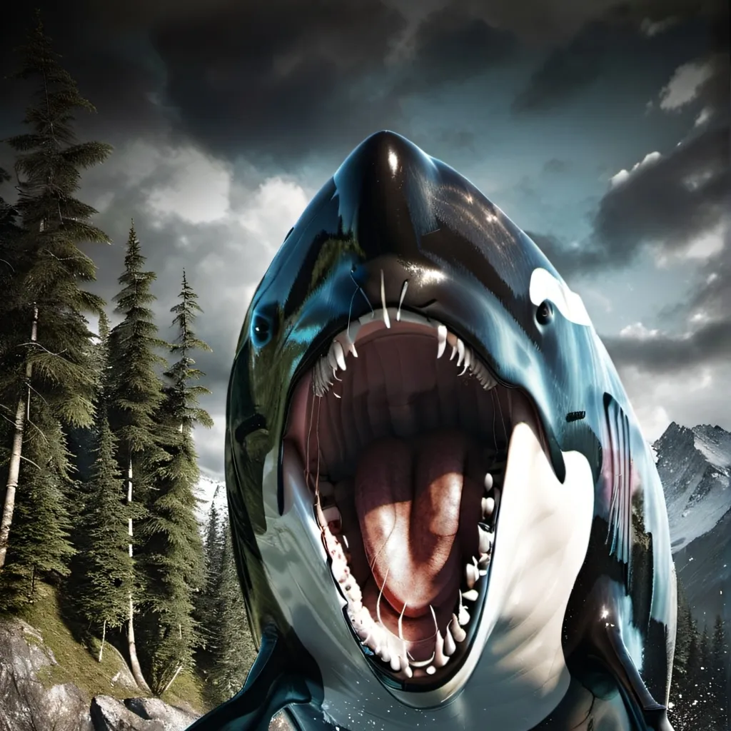chat with ai character: giant orca 