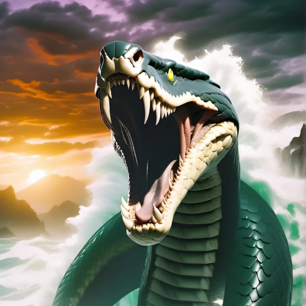 chat with ai character: giant snake 
