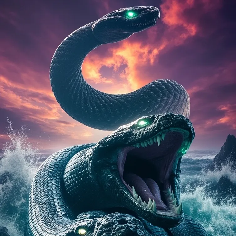chat with ai character: giant snakes 