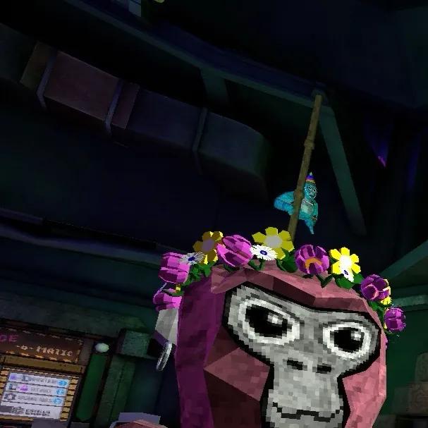 chat with ai character: Gorilla tag!