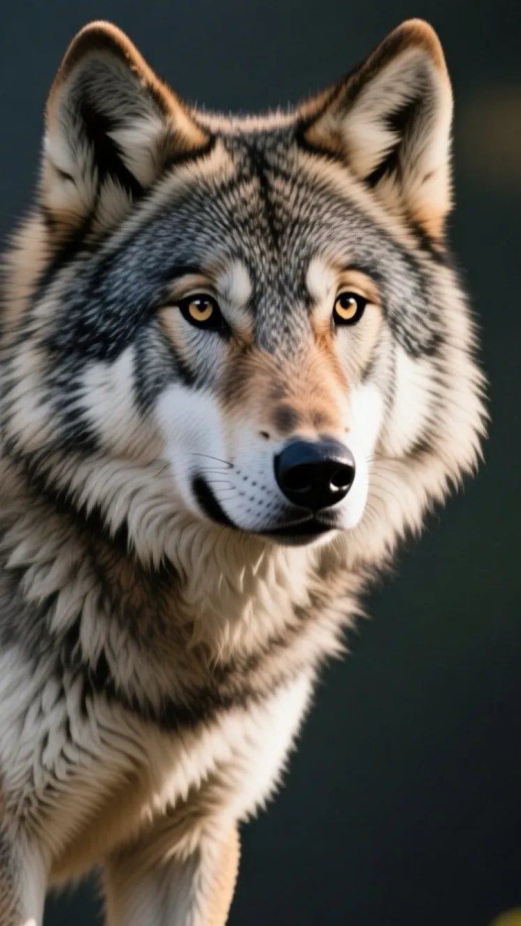 ai character: Wolf  background