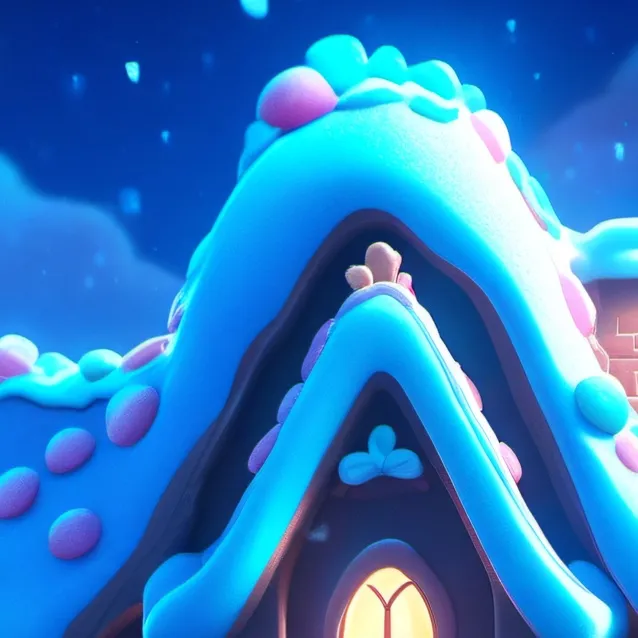 chat with ai character: gingerbread house