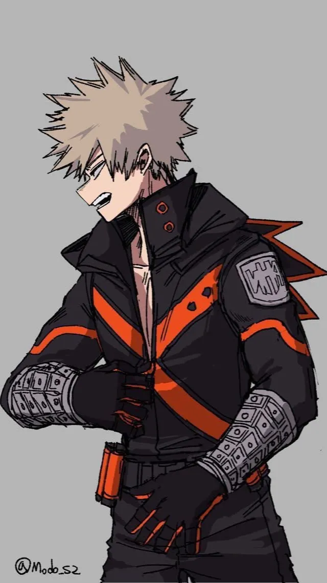 ai character: Katsuki Bakugo background