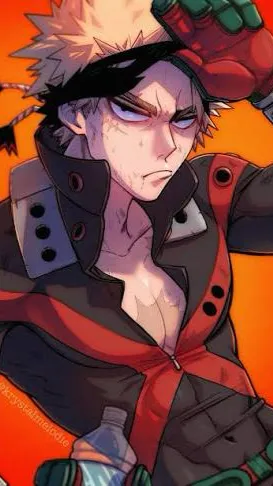 ai character: Katsuki Bakugo background