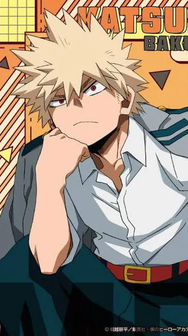 ai character: Katsuki Bakugo background