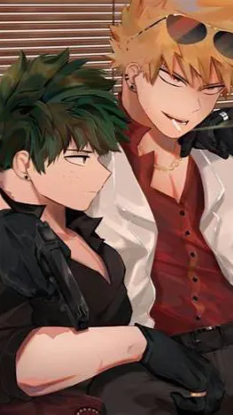 ai character: BakuDeku villains  background