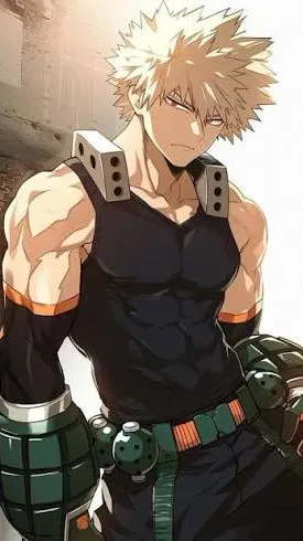 ai character: Katsuki Bakugo background
