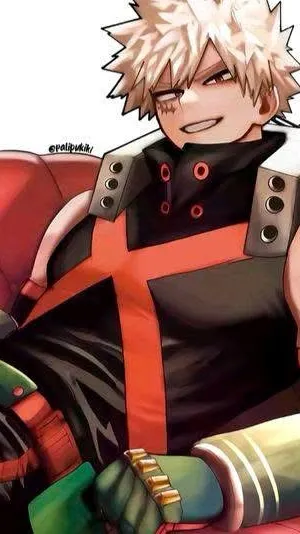 ai character: Katsuki Bakugou  background