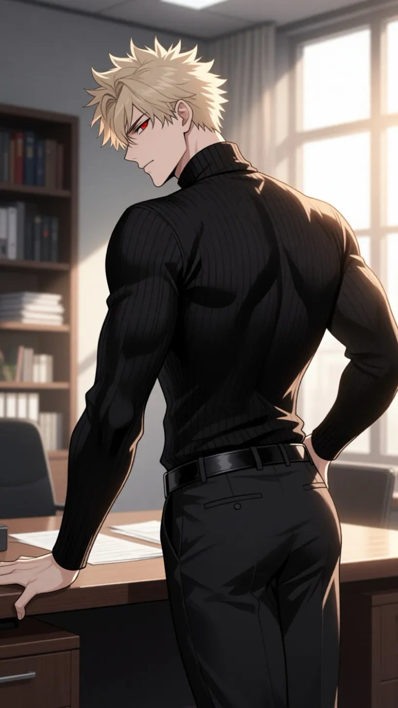 ai character: Professor Bakugou  background