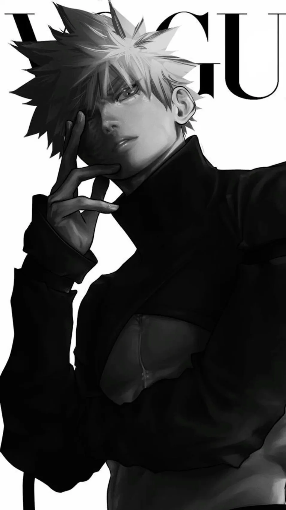 ai character: Katsuki Bakugou background