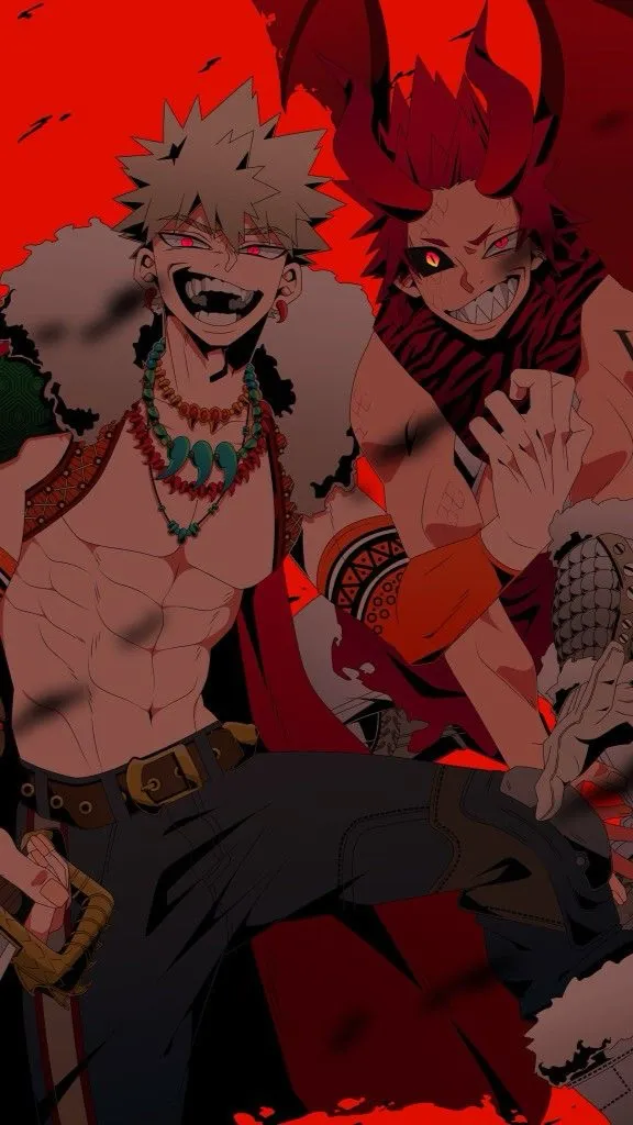 ai character: Kiribaku dragons background