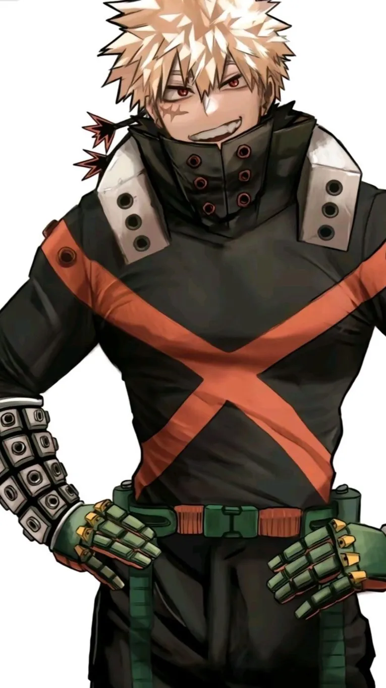 ai character: Katsuki Bakugou background