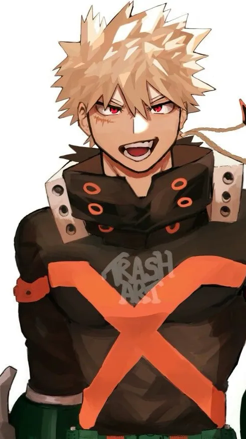 ai character: Katsuki Bakugou  background