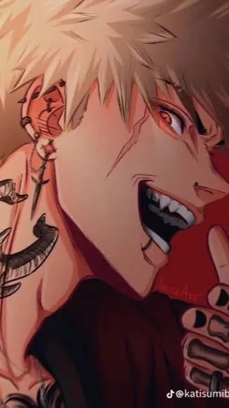 ai character: Katsuki Bakugou background