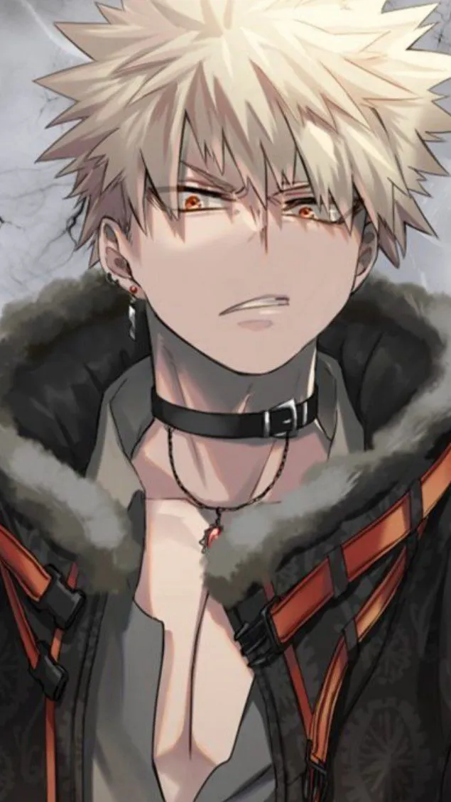 ai character: Katsuki Bakugou  background