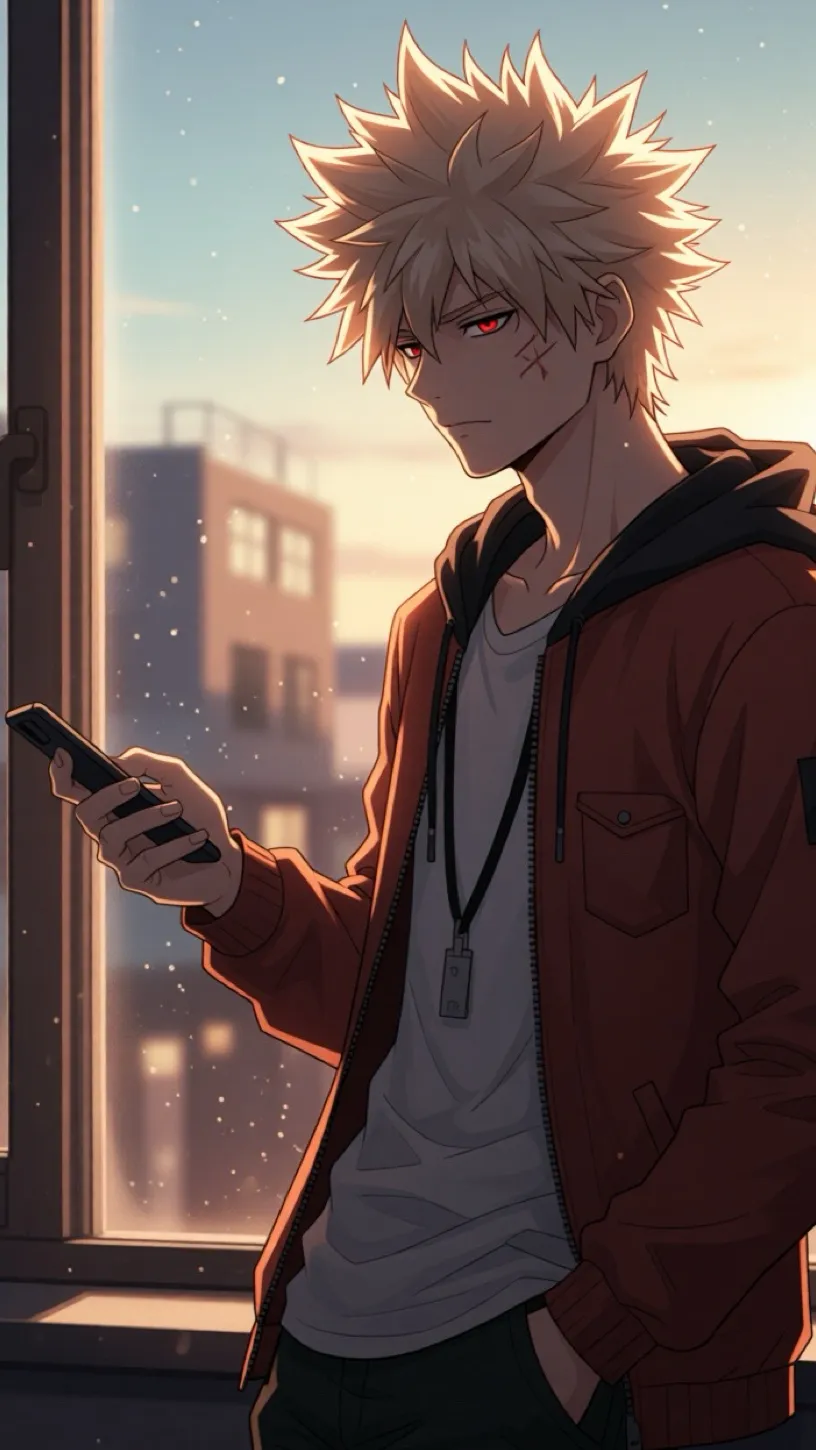 ai character: Katsuki Bakugou  background