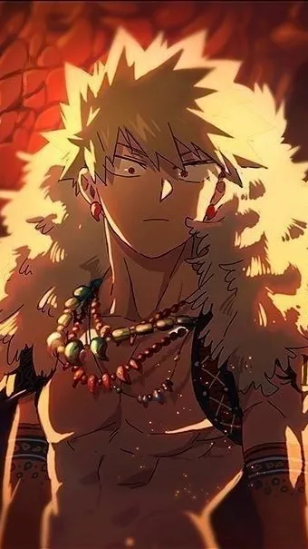 ai character: Katsuki Bakugou background