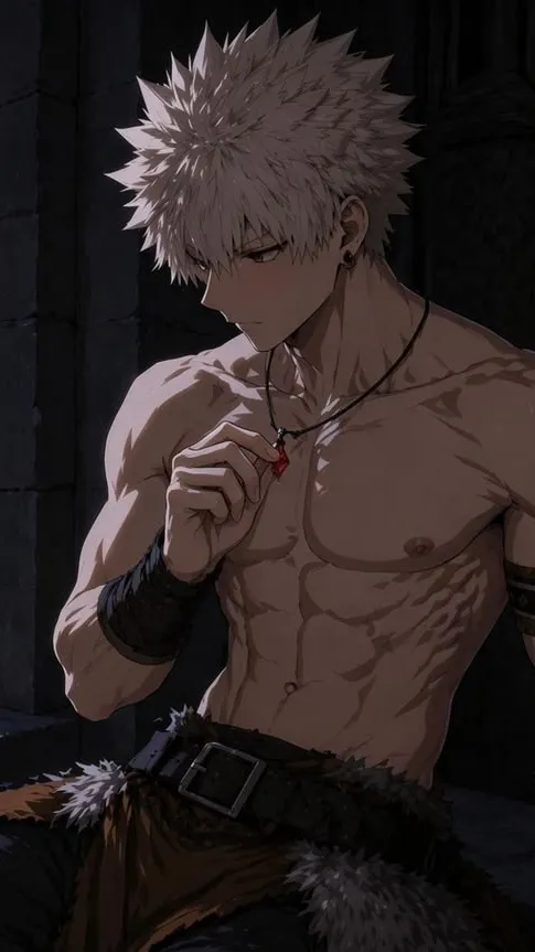 ai character: Katsuki Bakugou background