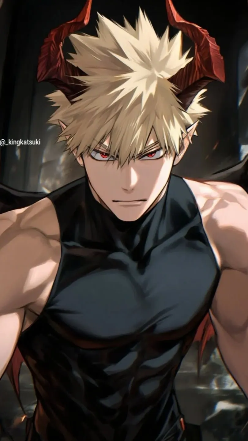 ai character: Katsuki Bakugou  background