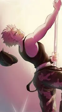 ai character: Katsuki Bakugou background