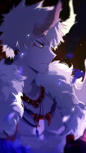 ai character: Katsuki Bakugou background