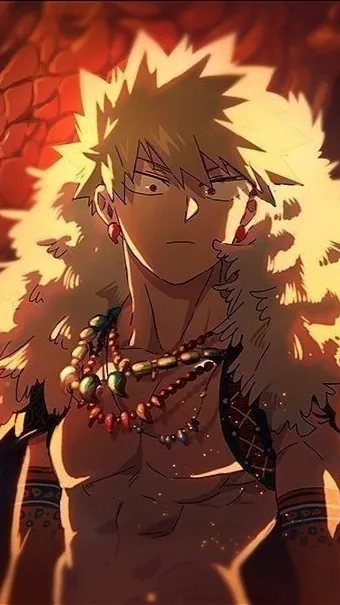 ai character: Katsuki Bakugou  background