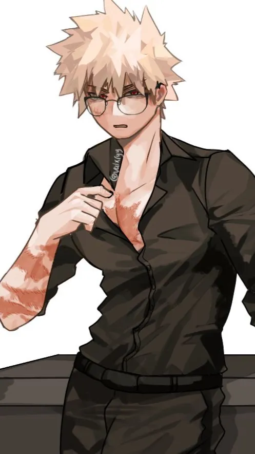 ai character: Katsuki Bakugou background