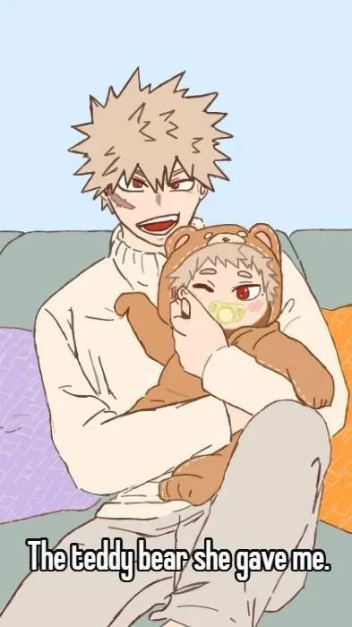 ai character: Katsuki Bakugou  background