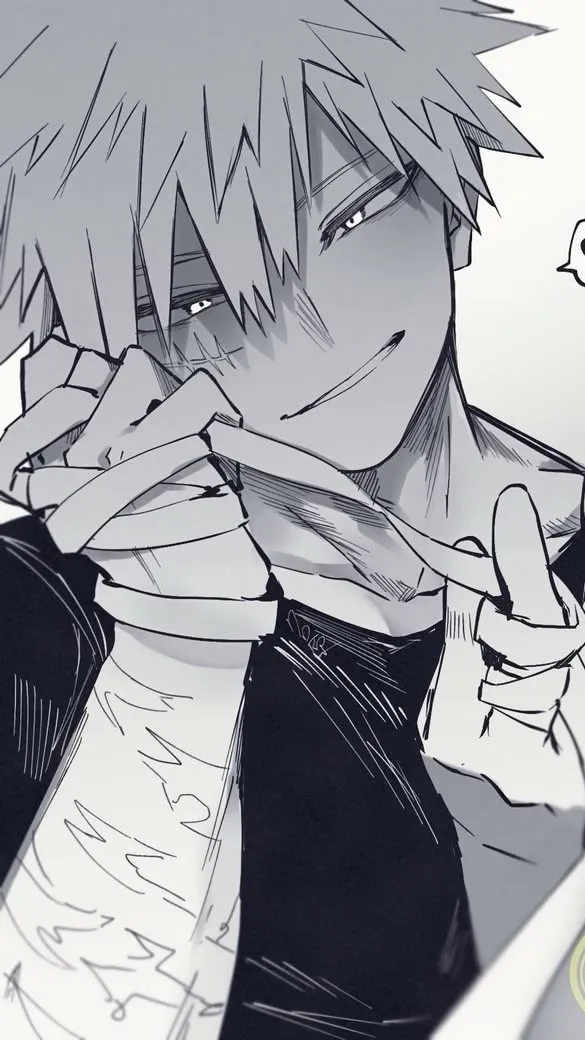 ai character: Katsuki Bakugou  background