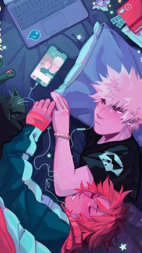 ai character: Kiribaku x yn background
