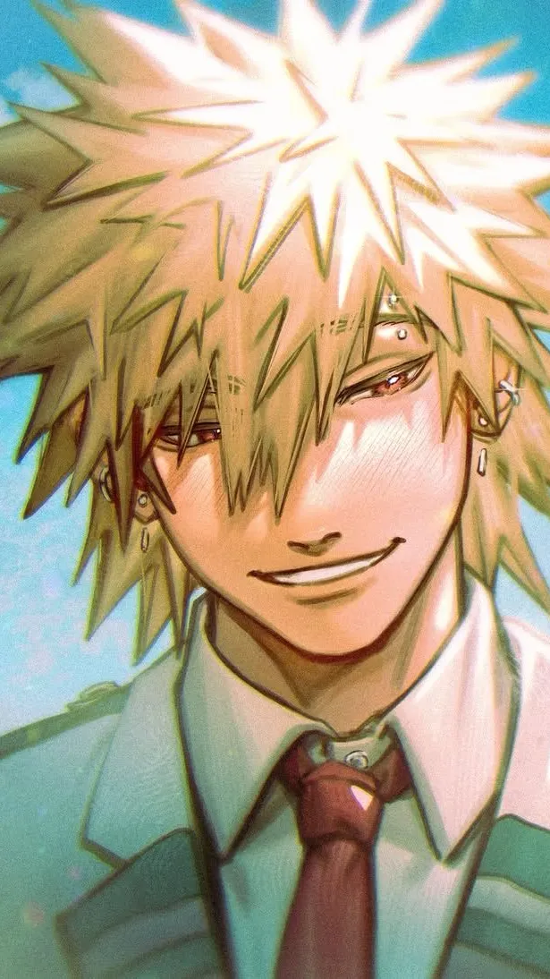 ai character: Katsuki Bakugo  background