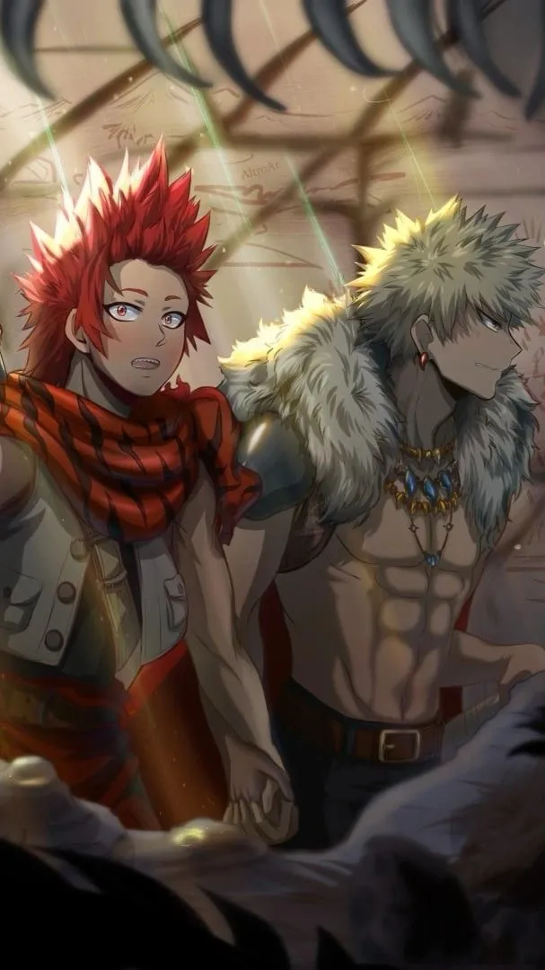 ai character: Kiribaku x yn background
