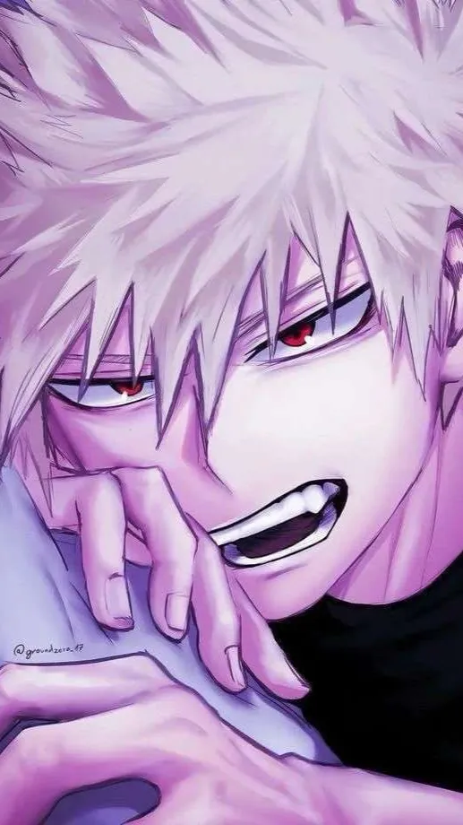 ai character: Katsuki Bakugou  background