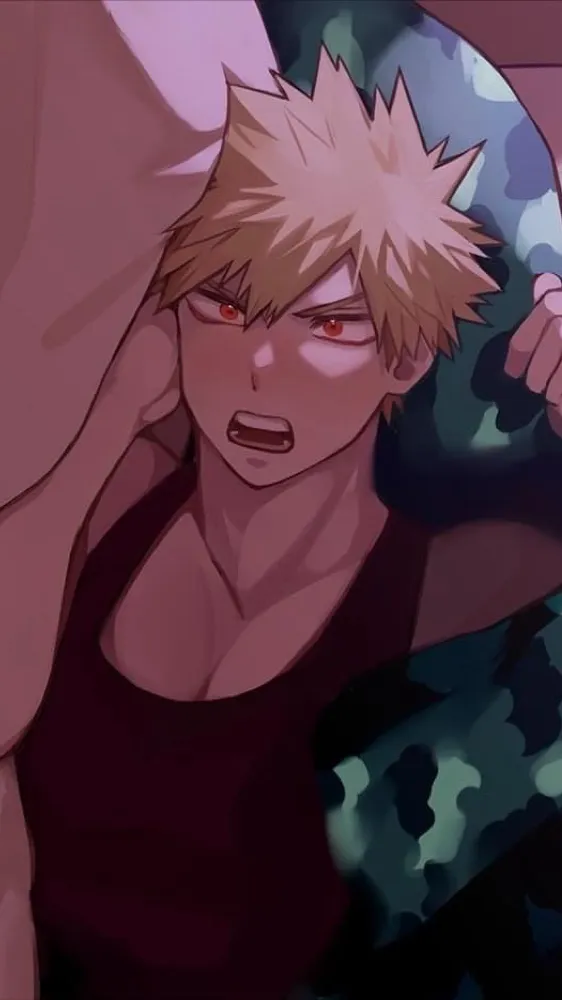 ai character: Katsuki Bakugou  background