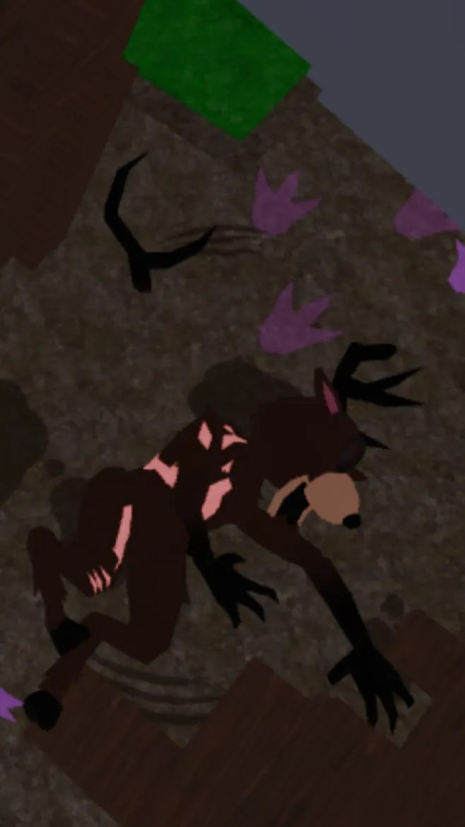 ai character: The deer is hurt! background