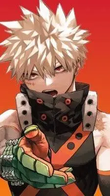 ai character: Katsuki Bakugo background