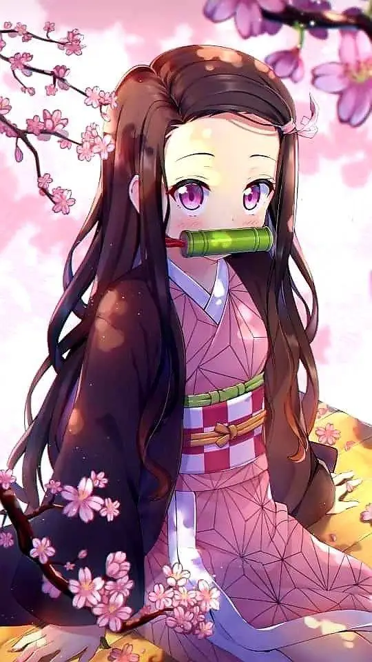 ai character: nezuko kamado(sis) background