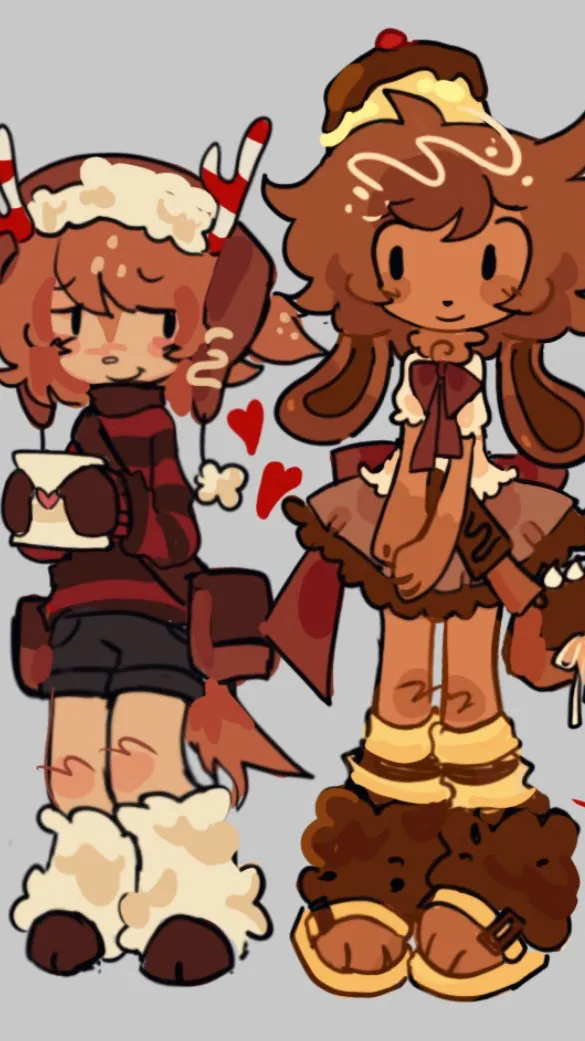 ai character: Rudie x cocoa background