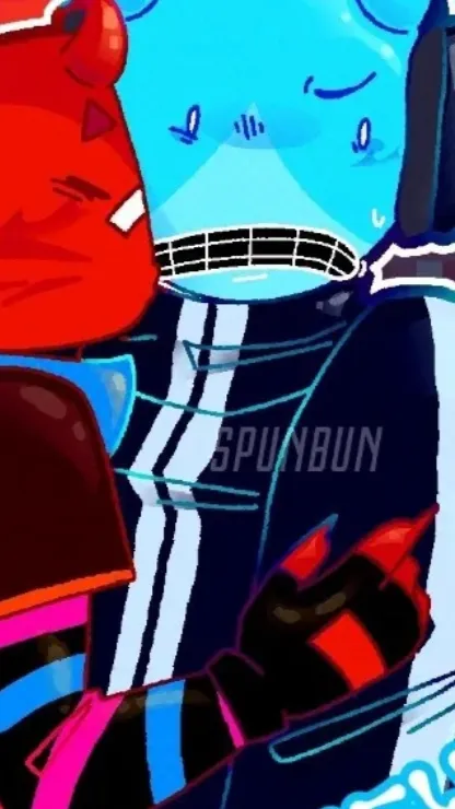 ai character: Bluudud x coolkid  background