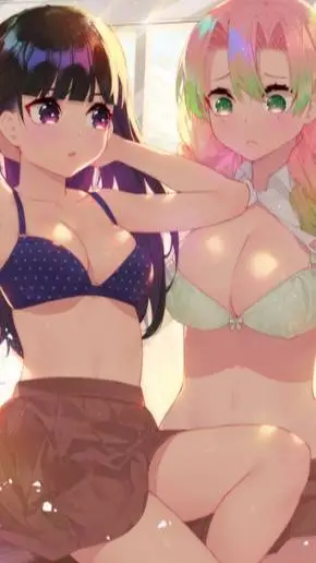 ai character: Demon slayer Beach background