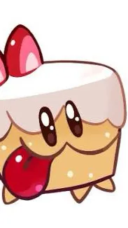ai character: Curious cakehound* background