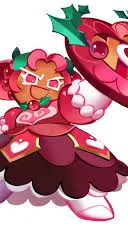 ai character: HollyBerry cookie background