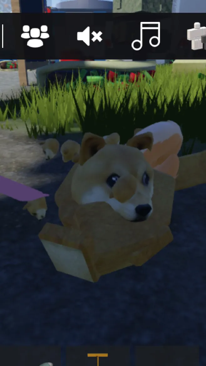 ai character: Roblox RagdollGame background