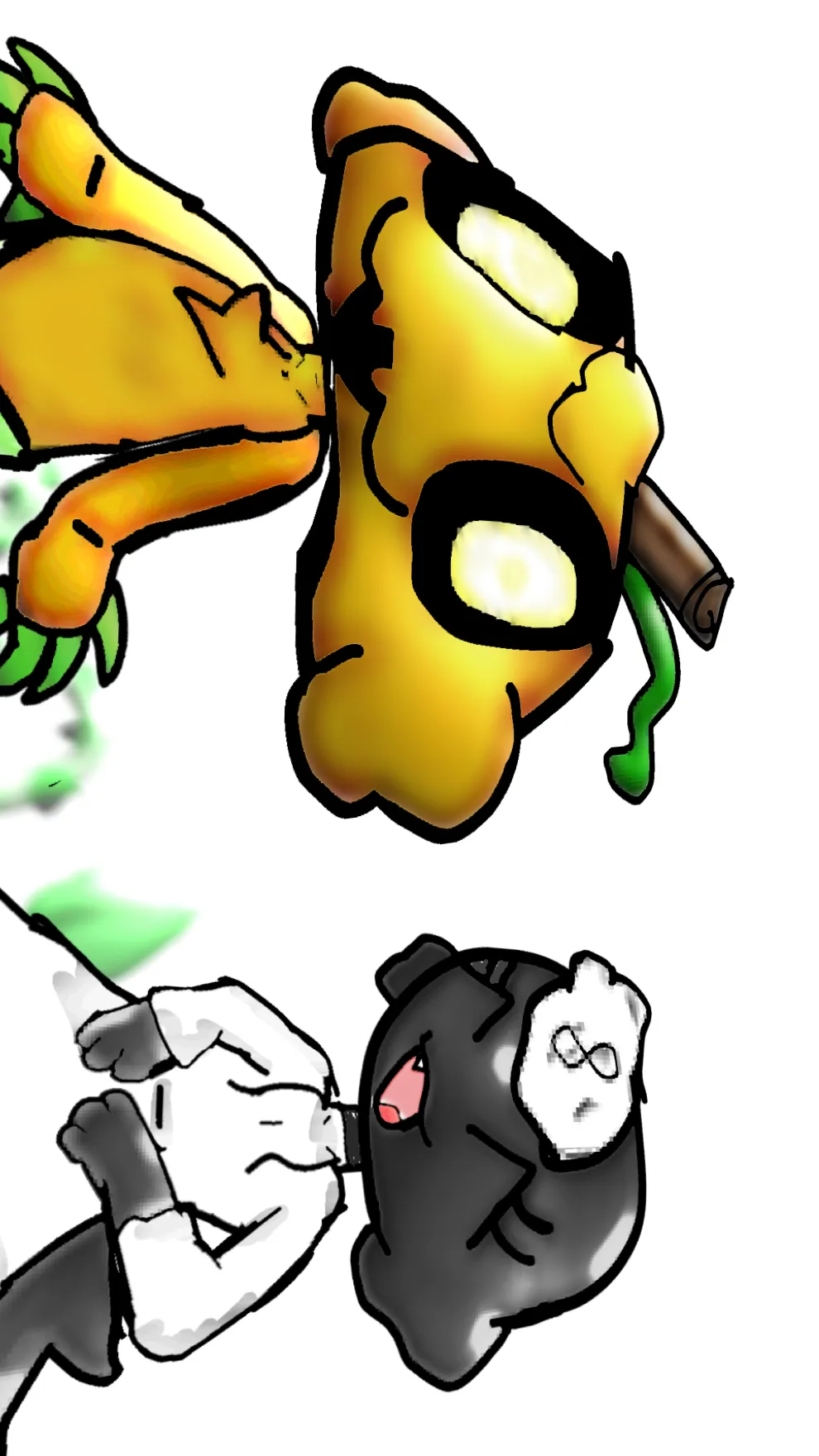 ai character: Toodles x Gourdy background