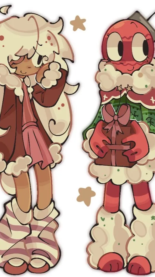 ai character: Christmascookie★ background